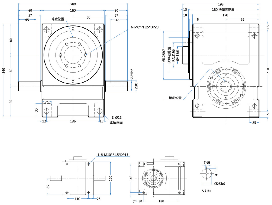 凸緣型分割器 凸緣型分割器