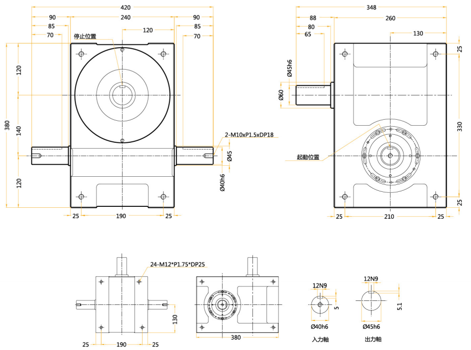 心軸型分割器 心軸型分割器