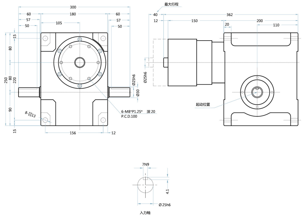 升降法蘭型分割器 升降法蘭型分割器