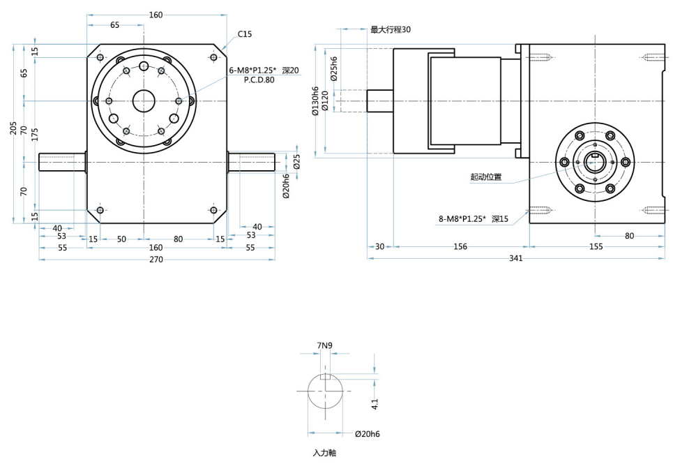 升降法蘭型分割器 升降法蘭型分割器